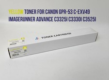 Yellow Toner for Canon GPR-53