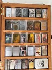 Collectable Zippos In Case