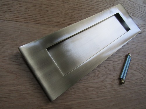 Door letter plate sprung - letter,