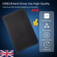 4TB 2.5-INCH SATA HARD DISK DRIVE PORTABLE HIGH SPEED EXTERNAL HDD DISK USB 3.0