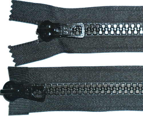 5pcs extra long black - black, chunky
