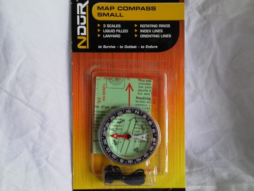 Ndur map compass small - map,