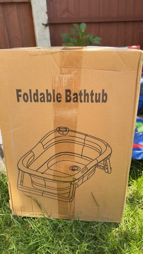 Pink foldable baby bath - pink,