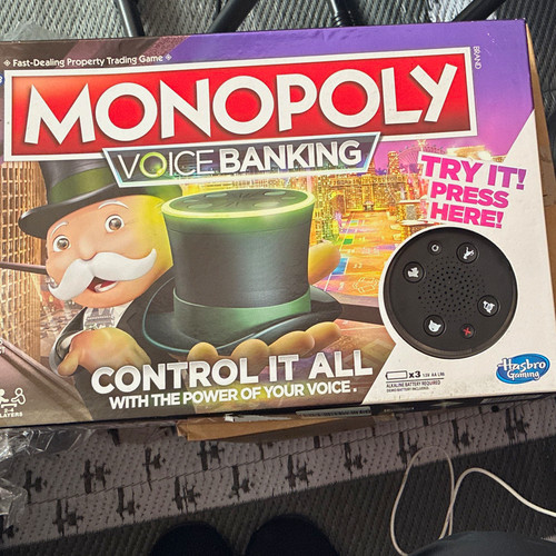 Hasbro monopoly voice banking - voice,