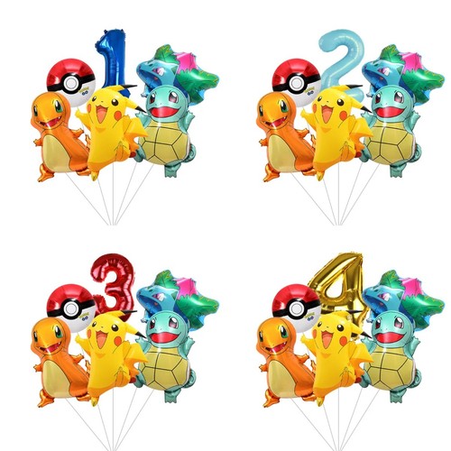 5pc pokémon picacho foil - 5pc,
