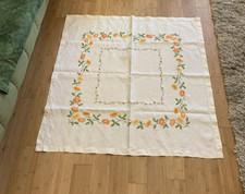 Hand Embroidered Linen Textile