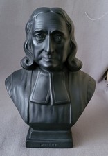 VICTORIAN BLACK BASALT BUST OF