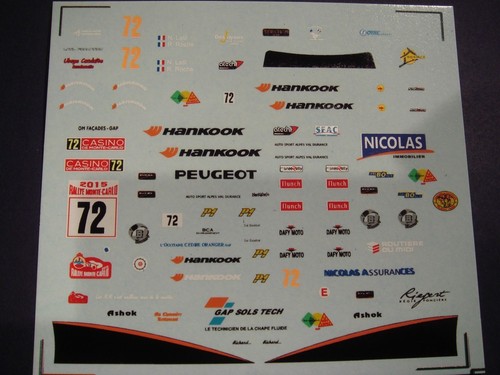Decals peugeot 207 s2000 - peugeot,