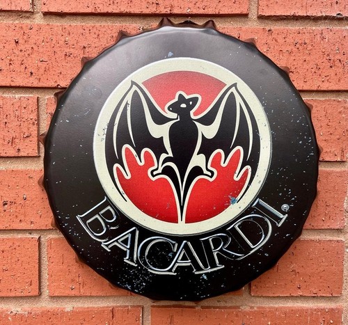 Bacardi bottle top - top, sign