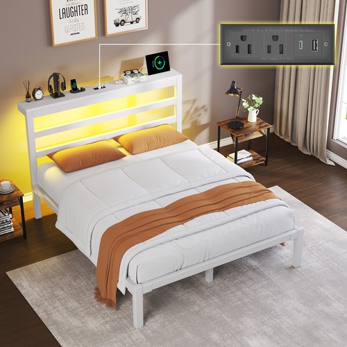 Queen king size metal - size, bed