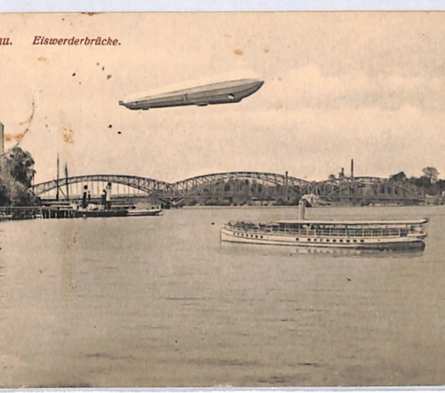 Zeppelin ww1 spandau bridge - zeppelin,