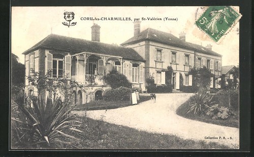 Old postcard saint valérien - postcard, saint-valérien