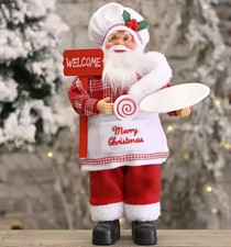 1~2PCS 2025 Christmas Decoration for Home Santa Claus Plush Doll 30cm Navidad