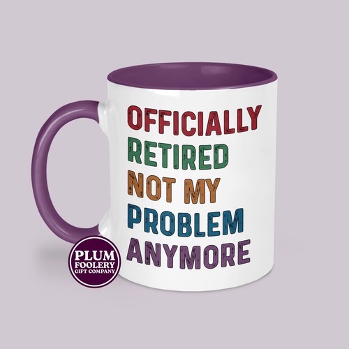 Retirement mug coaster - retirement, &