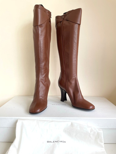 Bnib balenciaga brown - balenciaga, leather