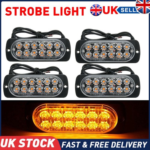 24v 12led amber recovery - 12/24v,