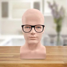 PVC Adult Male Mannequin Head