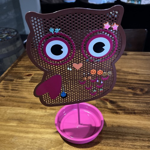 Adorable earring display owl - ,