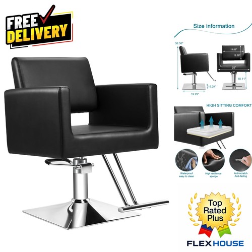 Elegant black barber chair - elegant,