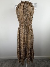 Zara womens Brown Snake Print