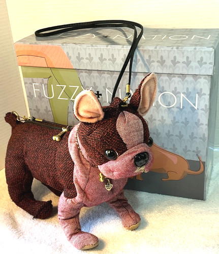 Fuzzy nation dog - handbag, rare