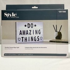 Novelty Cinema Sign Light Box