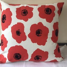 Large Poppy Cushion Cover