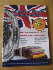 CENTRAL WHEEL COMPONENTS RIMS SPOKES NIPPLES TYRES POLISHE CATALOGUE MAGAZINE B1
