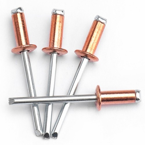 Copper pop rivets 4mm 2mm - copper,