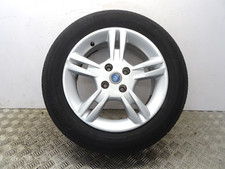 FIAT GRANDE PUNTO 15" ALLOY WHEEL & GOOD TYRE 175/65 R15  51732813 FAST FREE P&P