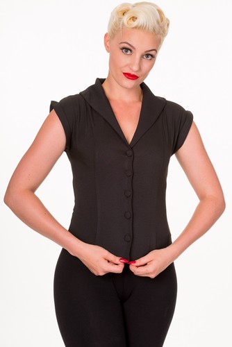 Black rockabilly pinup - black,