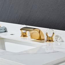 Bathtub Gold Basin Sink 3 Hole