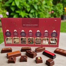 Festive Hot Chocolate Stirring Spoons Gift Set 7 Assorted Flavours Christmas Box