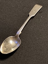 Charming Hallmarked 1878 Victorian, Exeter, Silver, Fiddle Back Spoon 26g Great