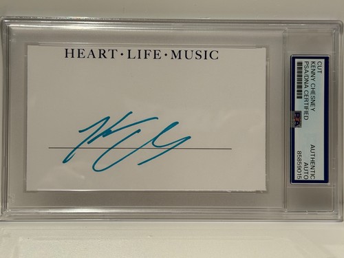 Kenny chesney cut auto - chesney,