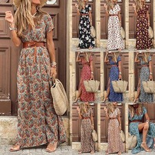 Ladies Holiday Boho Dress