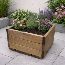 Wooden Square Garden Planter