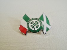Celtic FC with flag pin badge