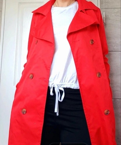 Ladies red coat light - coat,