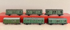Rake Of 6 Kit Built SR CCT Covered Carriage Trucks  & Horse Box - Suit Farish
