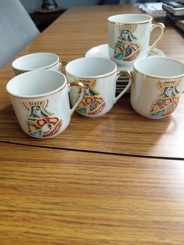 Vintage japanese geisha cups - japanese,