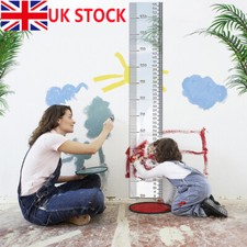 Acrylic Height Measure Ruler Wall Sticker Kid Adult Growth Chart Home Stickers