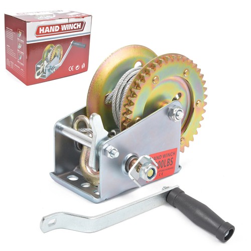 Hand winch boat caravan - caravan, truck