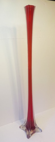 Vintage hand blown red - vintage,