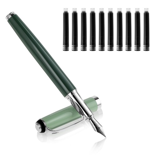 Premium green metal fountain - premium,