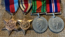 WW2 group of medals  1st batt