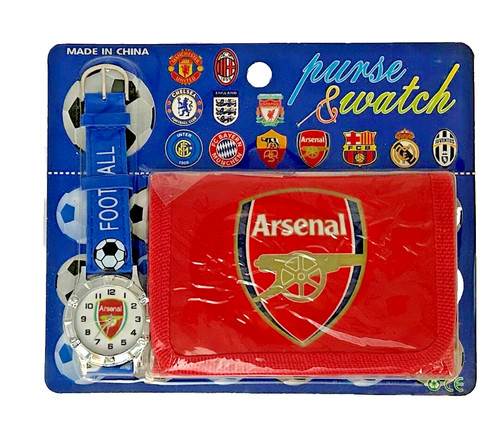 Kids football watch and wallet - football,