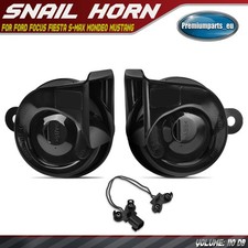 New 2x 12V 110dB Snail Horn