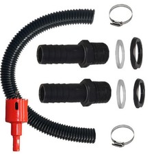Rain Barrel Connector Pipe Link Kit Universal Barrel Tank Connection Overflow .