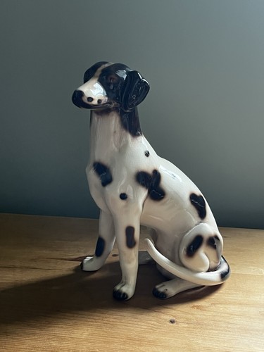 Vintage large dalmatian dog - dalmatian,